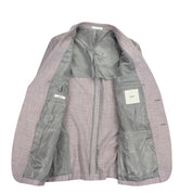 Calvin Klein Mens Slim fit Sport Coat Blazer 36 S Pink Solid Stretch