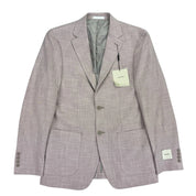 Calvin Klein Mens Slim fit Sport Coat Blazer 38 R Pink Solid Stretch