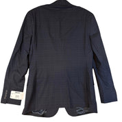 Dkny Mens Modern fit 2 Piece Suit 42 S Pants 35 / 30 Navy Blue Plaid