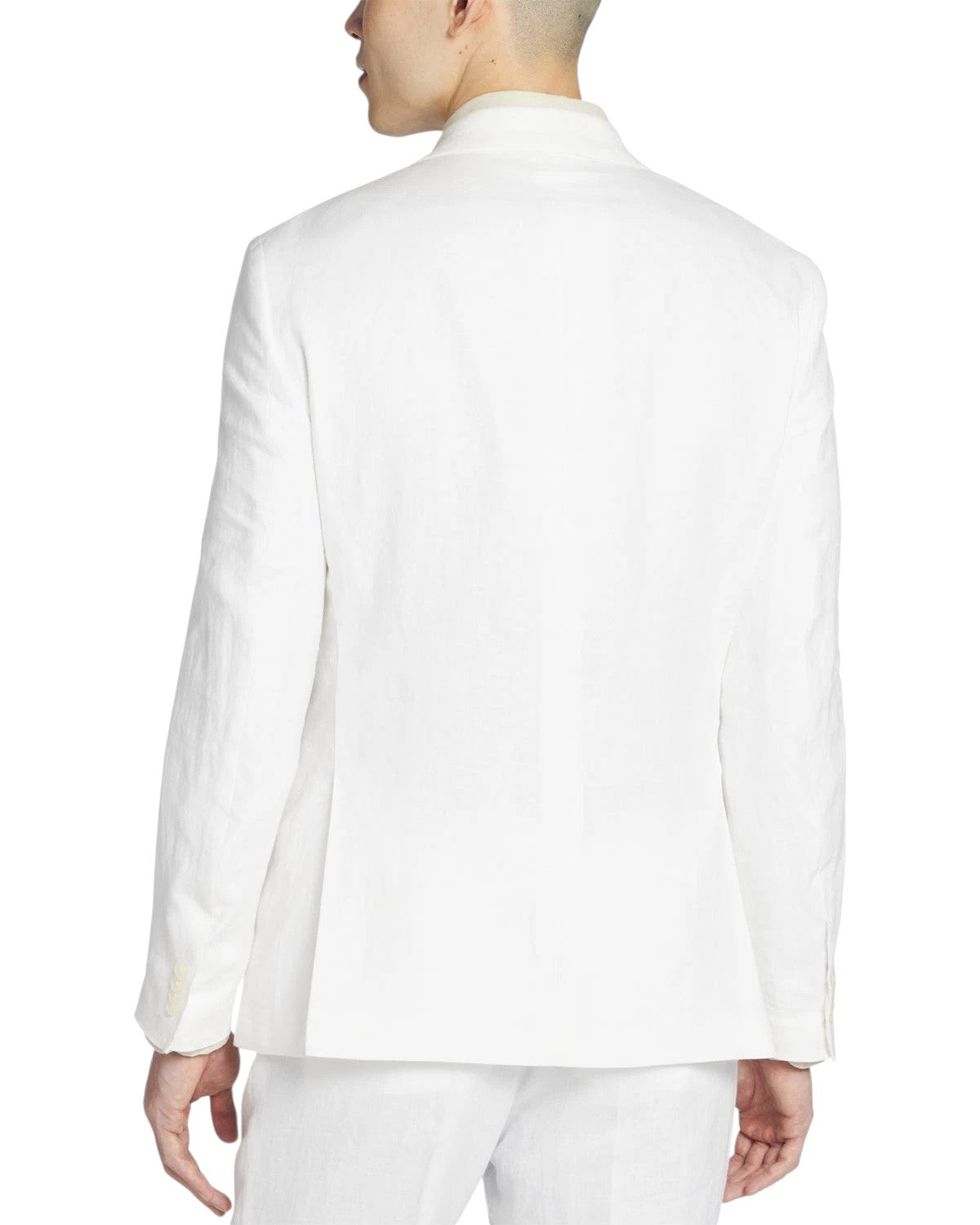 Bar Iii Mens Slim fit Sport Coat Blazer 38 R White Solid Stretch