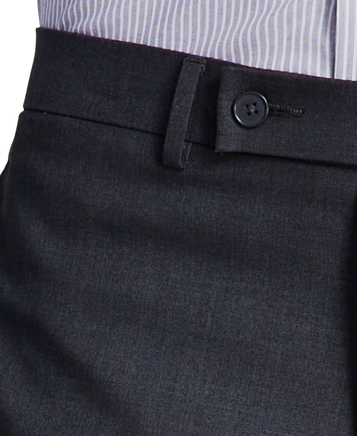 Calvin Klein Mens Slim fit Dress Pants 33 / 34 Dark Gray Solid