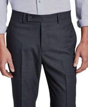 Calvin Klein Mens Slim fit Dress Pants 33 / 34 Dark Gray Solid