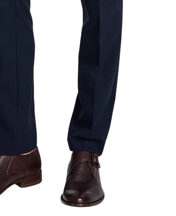 Calvin Klein Mens Skinny fit Dress Pants 31 / 30 Navy Blue Solid