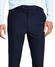 Calvin Klein Mens Skinny fit Dress Pants 31 / 30 Navy Blue Solid