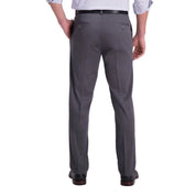 Haggar Mens Straight fit Dress Pants 38 / 30 Charcoal Grey Solid