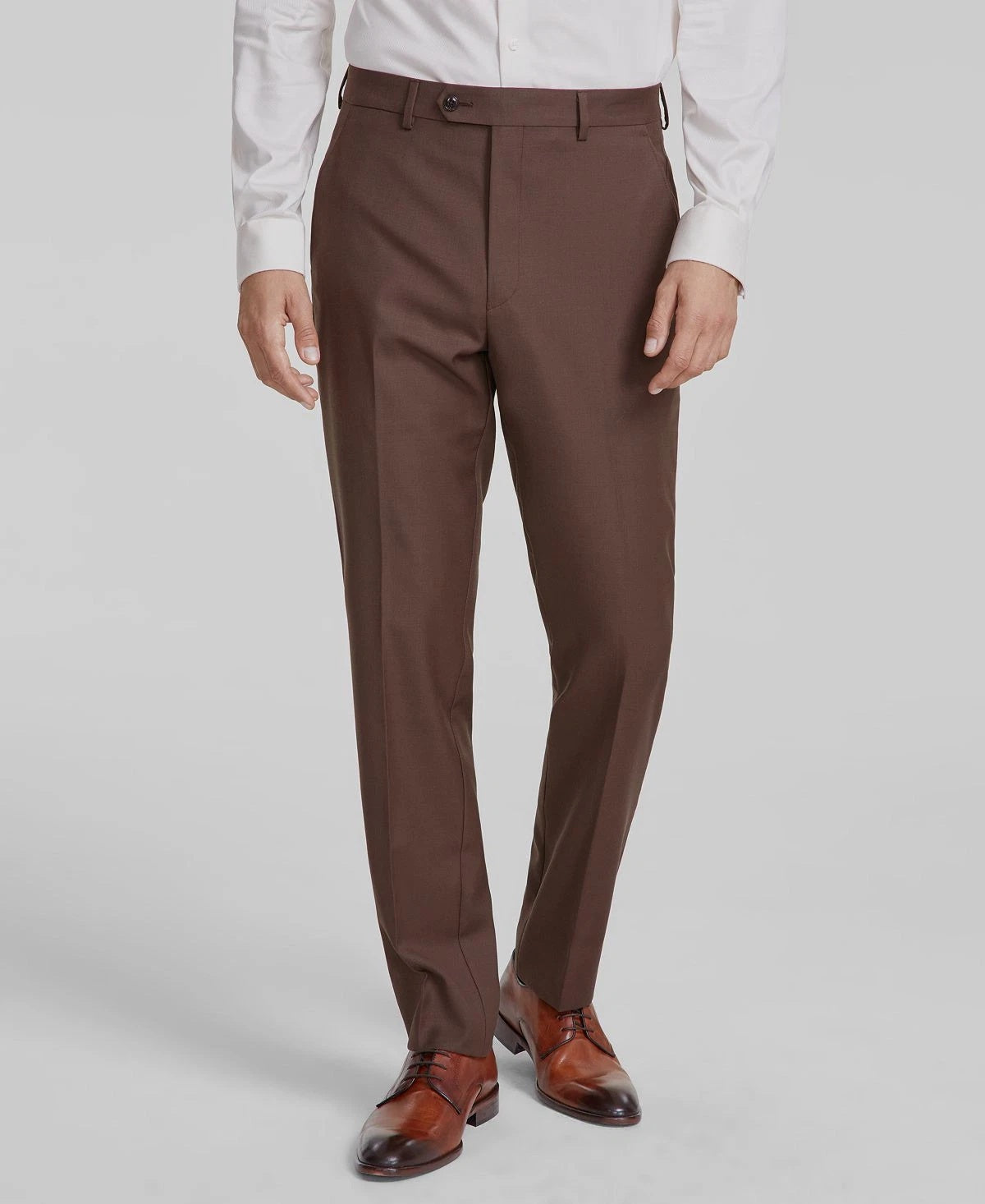 Michael Kors Mens Classic fit Dress Pants 30 / 30 Brown Wool Solid