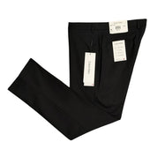 Calvin Klein Mens Slim fit Dress Pants 46 / 34 Black Solid Stretch