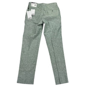Bar Iii Mens Slim fit Dress Pants 30 / 32 Sage Green Solid Stretch Linen