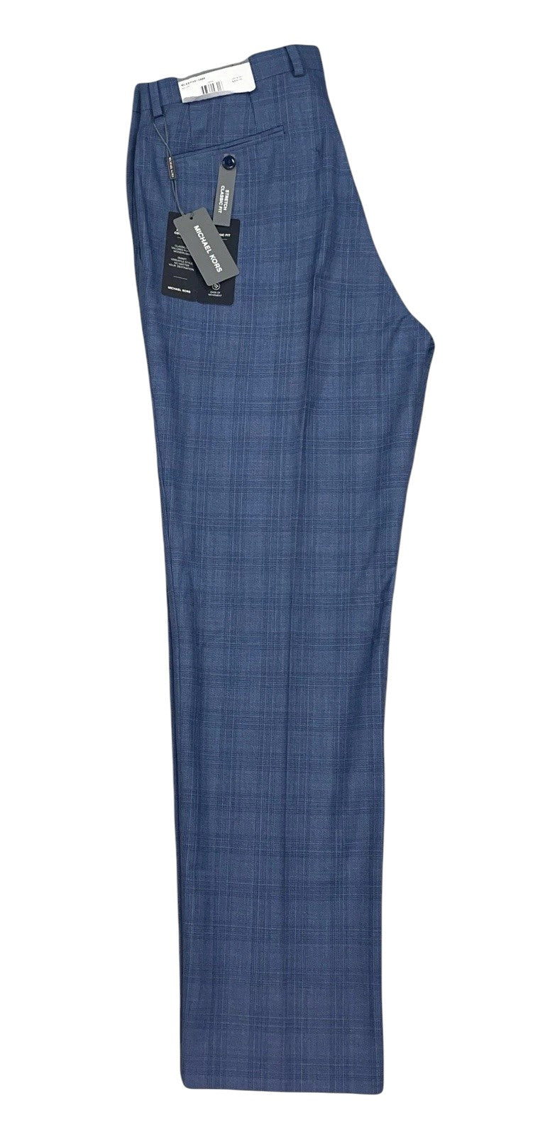Michael Kors Mens Classic fit Wool Dress Pants 42 / 30 Blue Solid