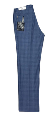 Michael Kors Mens Classic fit Wool Dress Pants 44 / 32 Blue Plaid
