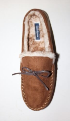 Club Room Mens Tan Moccasin Slip Ons Tan Brown Medium 8 9