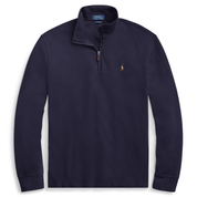Polo Ralph Lauren Men's Big & Tall Estate-Rib Quarter-Zip Sweater 4LT 4XLT Navy