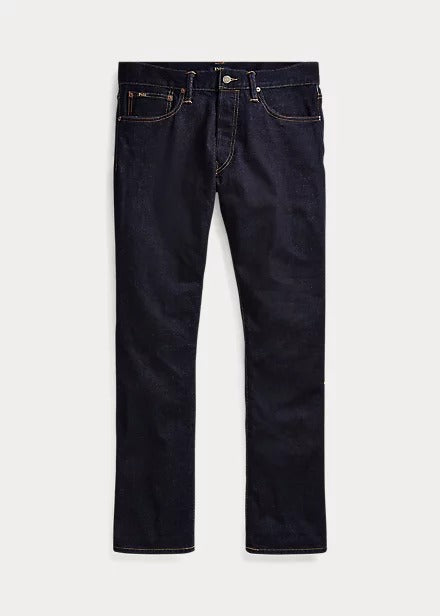 Ralph Lauren Polo Mens Slim Straight Selvedge Jeans 38 x 30 Blue
