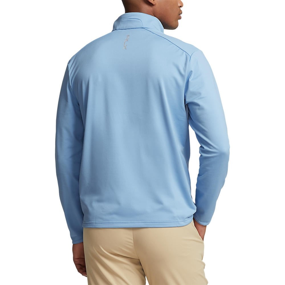 Polo Ralph Lauren Mens Jersey Quarter Zip Mock Neck Golf Sweatshirt Blue XXL