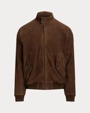 Polo Ralph Lauren Tumbled Suede Leather Jacket XL Tobacco Brown