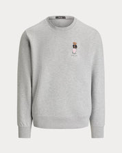 Polo Ralph Lauren Mens Regular Fit Embroidered Bear Sweatshirt Grey Large