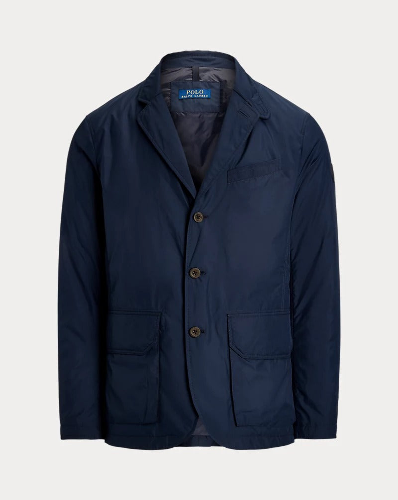 Polo Ralph Lauren Mens Packable Performance Blazer Jacket Medium Navy Blue