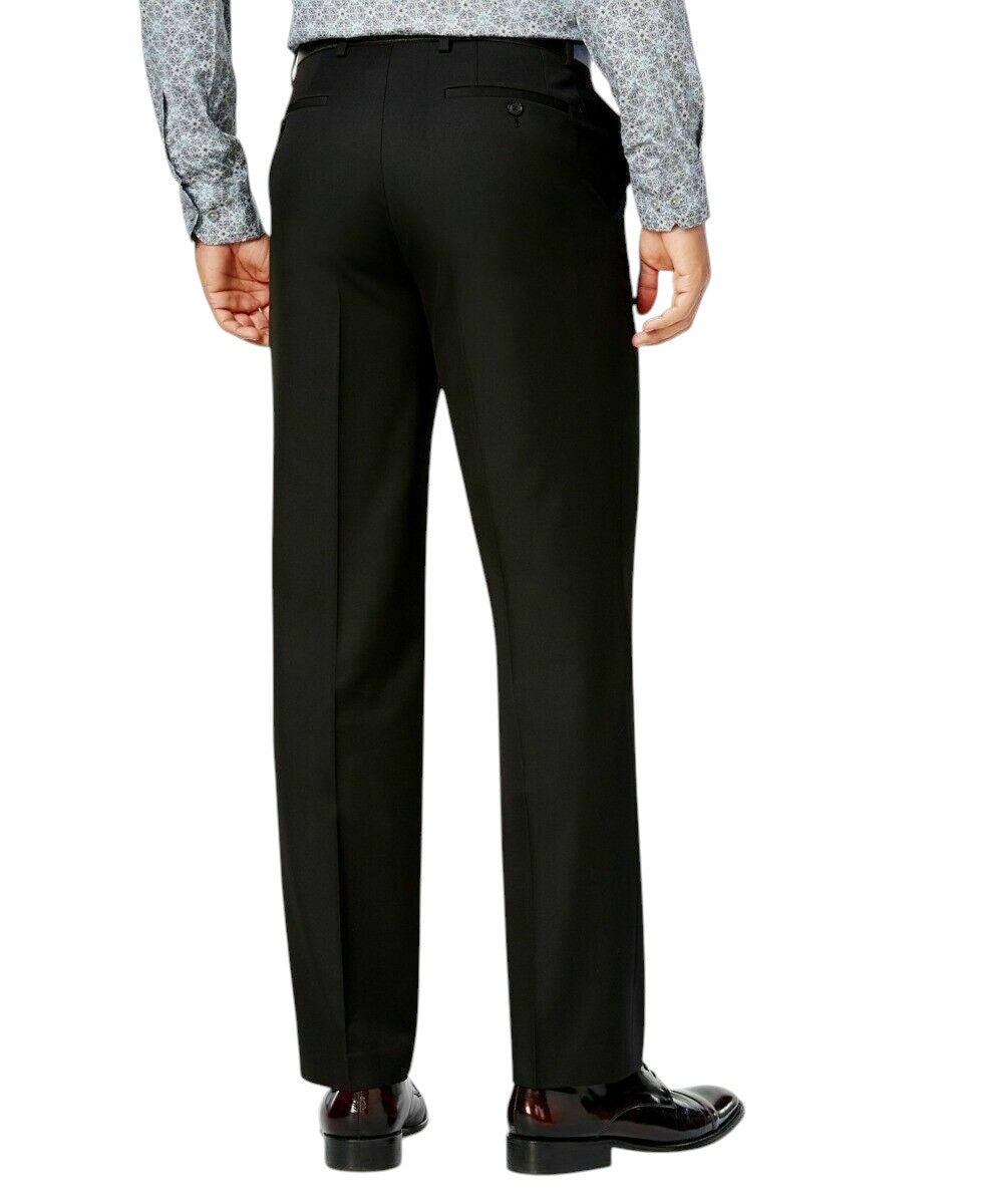 Sean John Mens Classic fit Dress Pants 32 / 30 Black Solid