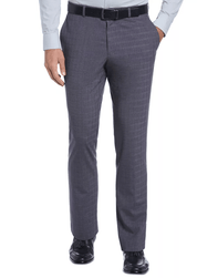 Perry Ellis Mens Formal Slim Fit Dress Pants Blue 34 x 34