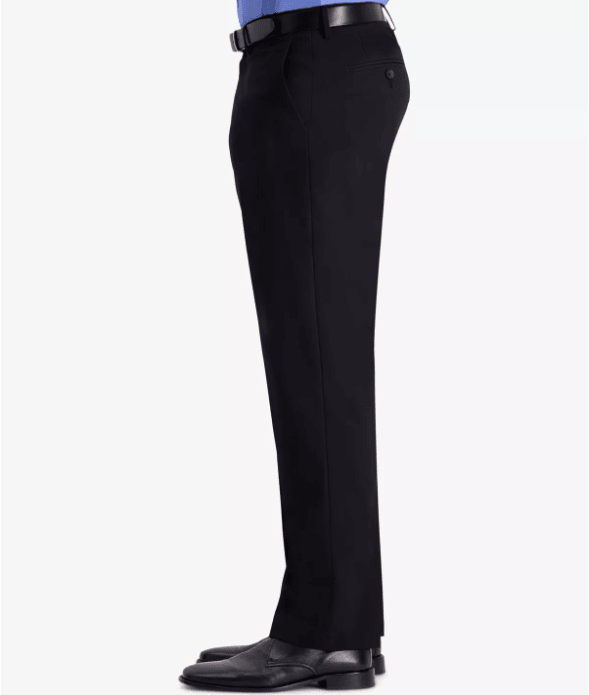 Haggar Mens Classic fit Dress Pants 36 / 29 Black