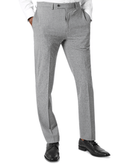 CALVIN KLEIN Men's Slim-Fit Dress Pants Gray 36 X 32 Mini Check