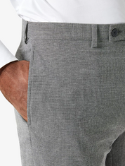 CALVIN KLEIN Men's Slim-Fit Dress Pants Gray 33 X 30 Mini Check