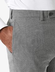 CALVIN KLEIN Men's Slim-Fit Dress Pants Gray 36 X 32 Mini Check