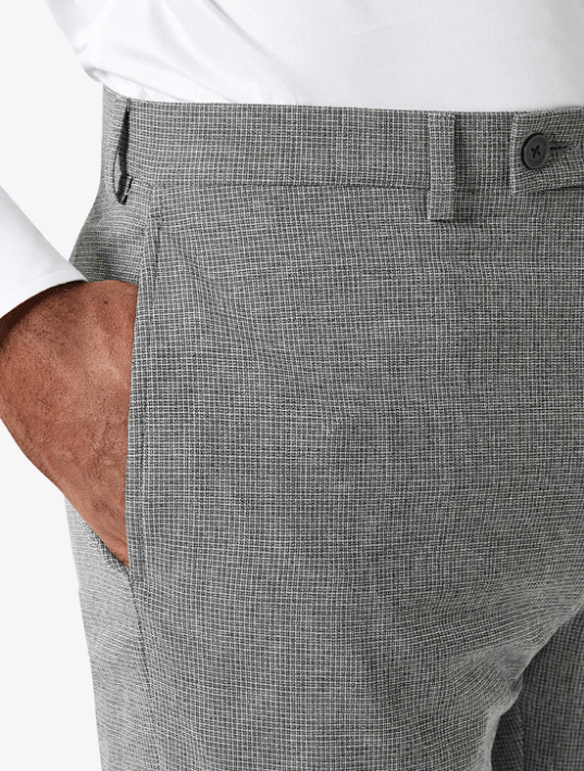 Calvin Klein Men's Slim Fit Dress Pants Grey 33 x 34