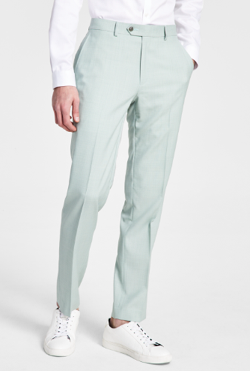 Bar III Men's Slim-Fit Green Suit Pants 30 x 32