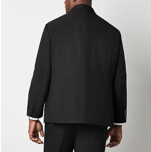 Shaquille O'Neal Menss Regular fit Sport Coat Blazer 56 S Black Solid