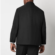 Shaquille O'Neal Mens Classic fit Suit Jacket Blazer 52 S Black Solid