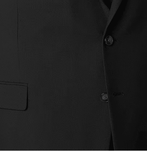 Shaquille O'Neal Menss Regular fit Sport Coat Blazer 56 S Black Solid