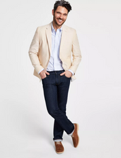 Tommy Hilfiger Mens Modern-Fit Cotton Sport Tan 44L