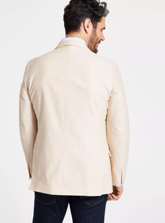 Tommy Hilfiger Mens Modern-Fit Cotton Sport Tan 42L
