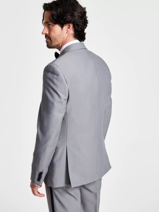 Alfani Men's Slim-Fit  Grey Suit Jacket 44S