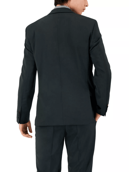 HUGO BOSS Men's Suit Jacket Dark Green 40R Modern-Fit Super Flex