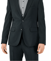 HUGO BOSS Men's Suit Jacket Dark Green 40R Modern-Fit Super Flex