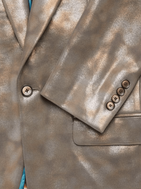 Tallia Mens Slim Fit Sport Coat Gold 38S