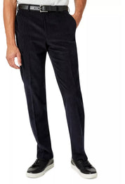 Michael Kors Men's Modern Fit Corduroy Pants Black 38 x 34