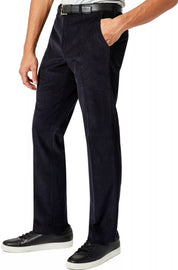 Michael Kors Men's Modern Fit Corduroy Pants Navy Blue 38 x 29