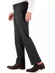 Perry Ellis Portfolio Men's Modern Fit Solid  Suit Dress Pants Grey 30 x 30
