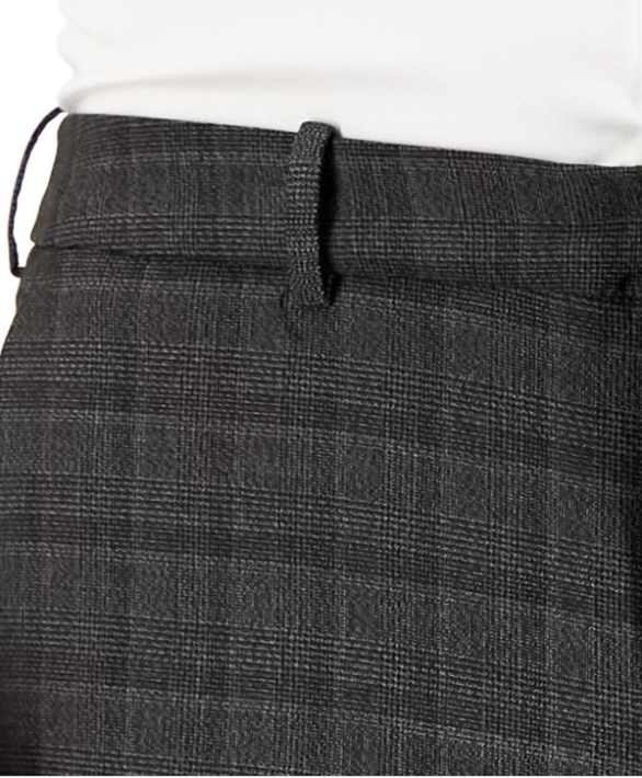 Perry Ellis Portfolio Men's Modern Fit Solid  Suit Dress Pants Grey 30 x 30