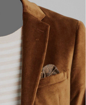 Alfani Men's Gold Velvet Blazer Slim-Fit 38L