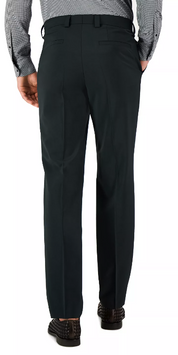 HUGO Boss Mens Modern-Fit Super Flex Dark Green Dress Pants 36 x 32