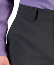 Perry Ellis Portfolio Men's Slim Fit Flat Front Dress Pants Grey 32 x 30