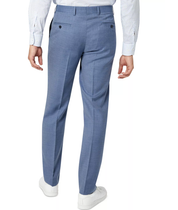 Sean John Mens Blue Classic Fit Solid Suit Pants 38 x 32