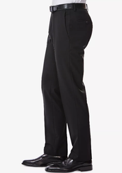 Haggar Men's 4-Way Stretch Slim-Fit Suit Pants Black 32 x 34