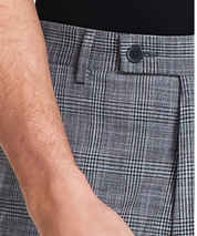 Calvin Klein Men's Slim Fit Plaid Performance Suit Dress Pants Grey 36 x 32