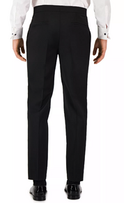Hugo Boss Mens Modern fit Wool Tuxedo Pants 38 / 32 Black Solid Stretch