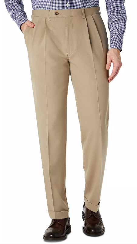 Lauren Ralph Lauren Mens Regular fit Dress Pants 38 / 29 Beige Solid